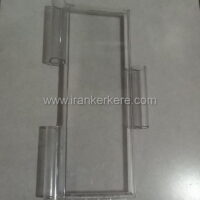 کرکره پلی کربنات شفاف 2 میلیمتر پنل 11 سانتیمتر لوله استیل